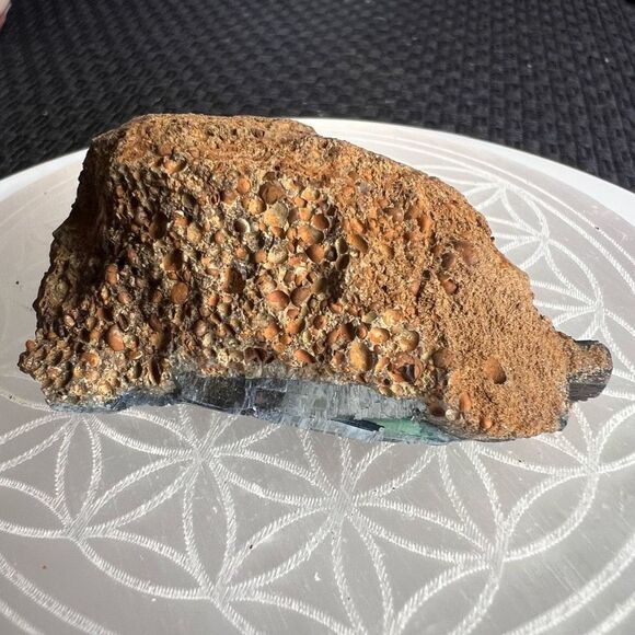 Rare Natural Raw Vivianite Crystal Specimen on Matrix - Picture 4 of 14